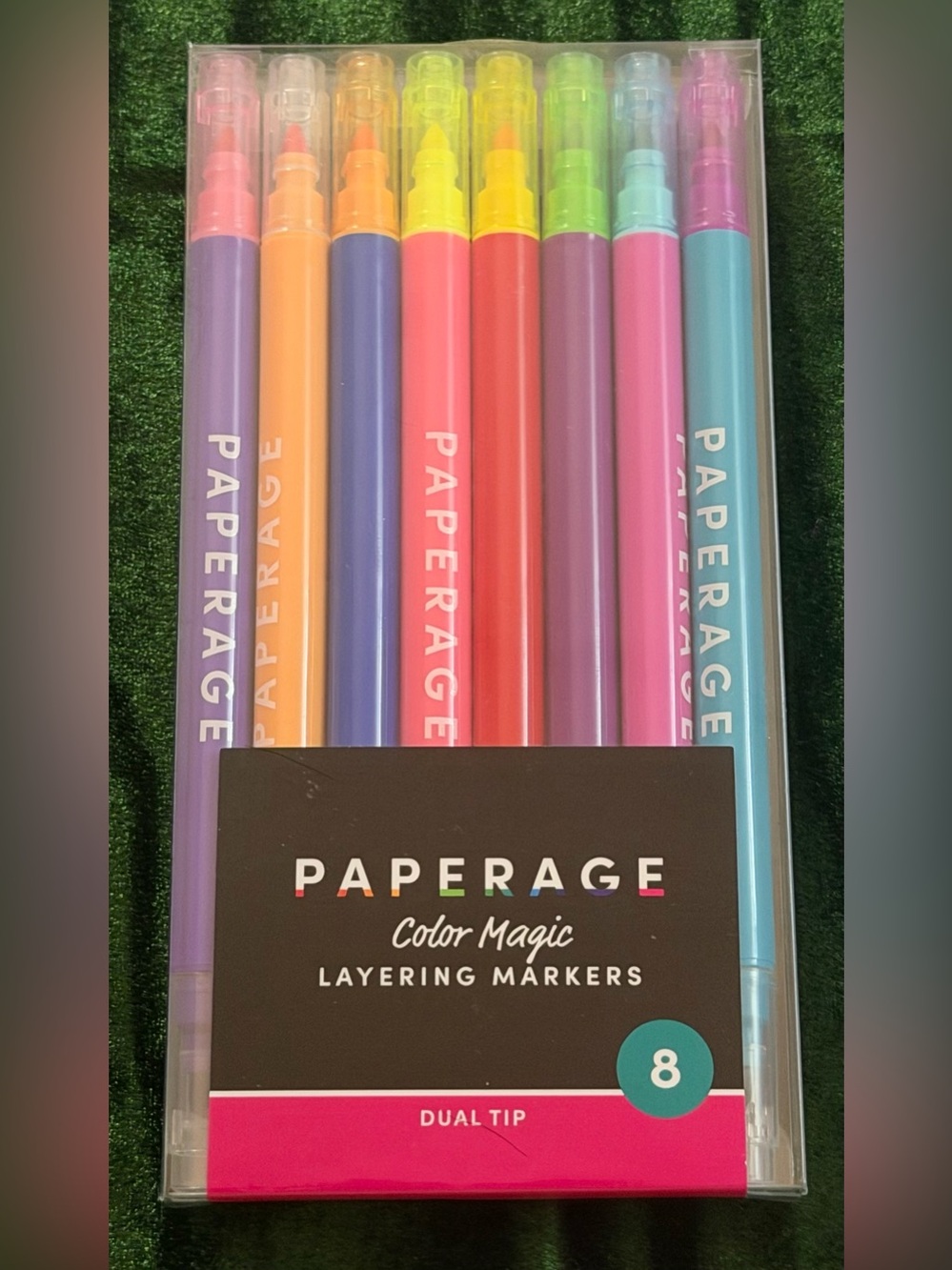 Color Magic Layering Markers - 8-Pack Assorted Bright Colors